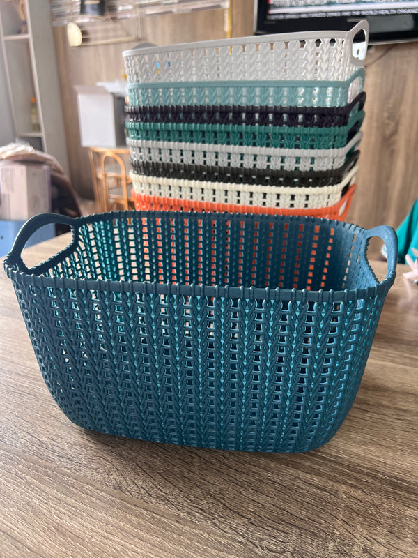 Plastic Woven Basket