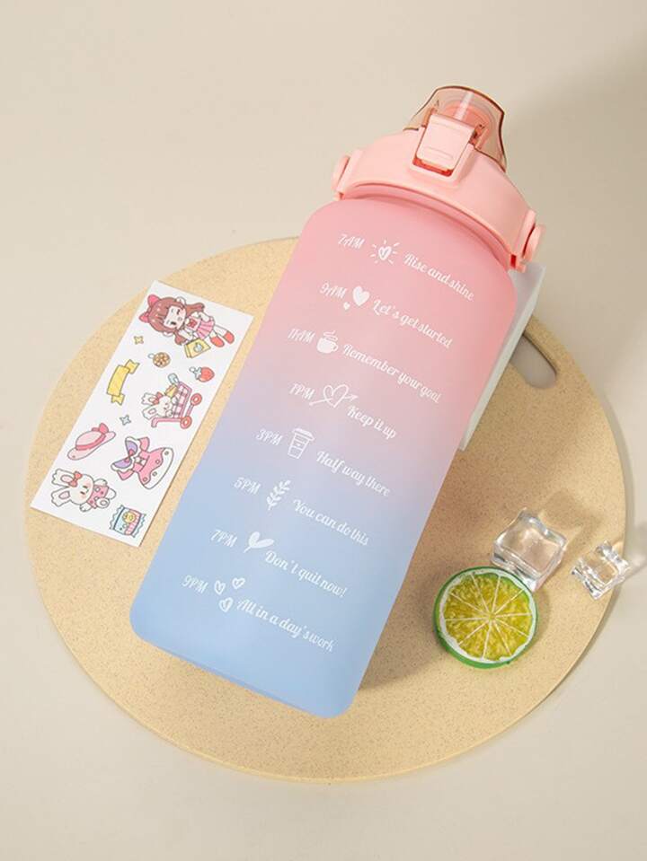 Ombré pattern water bottle
