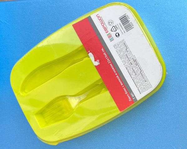 Sectional Food bowl with cutlery