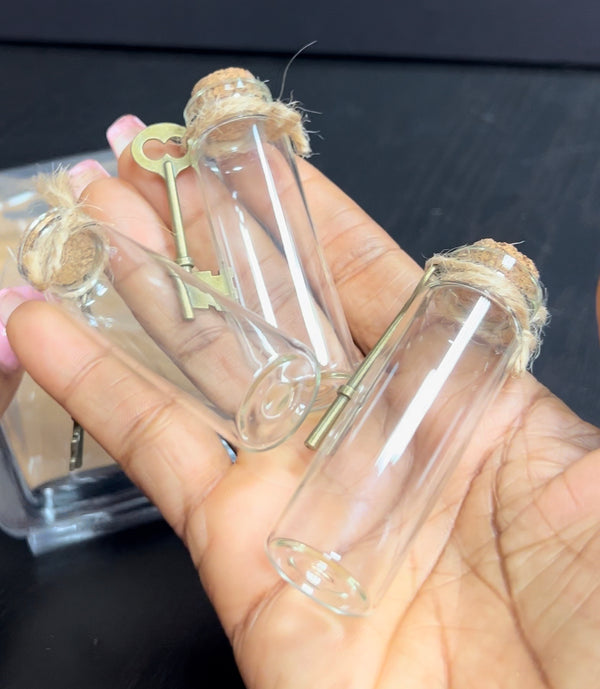 Wish bottles with keys