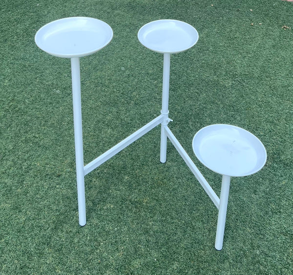 Triple plate display stand