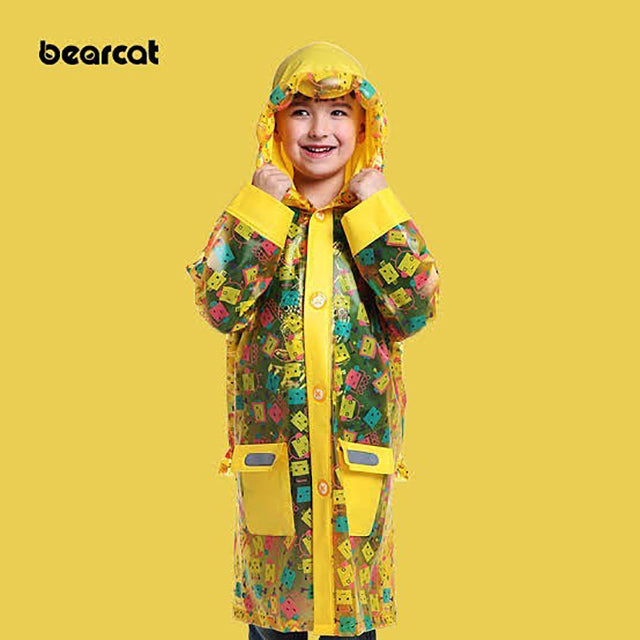 Raincoats available in two colors. 