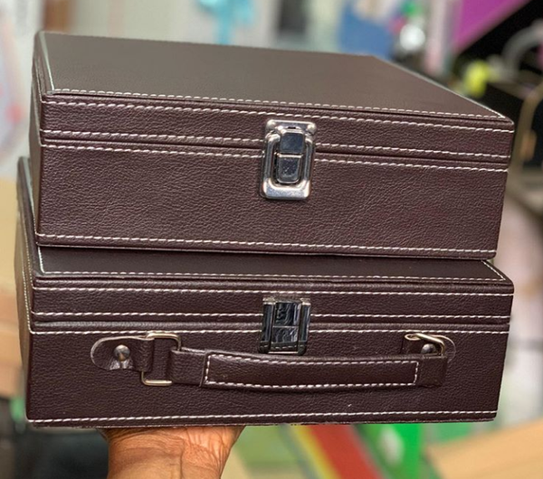 Brown Leather Boxes