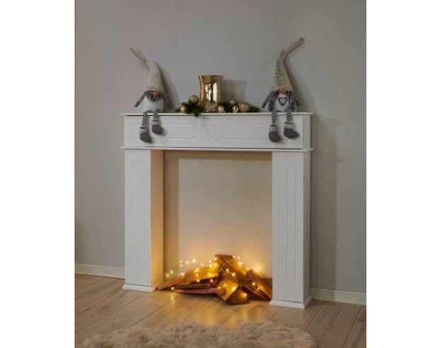 Faux Fireplace Console