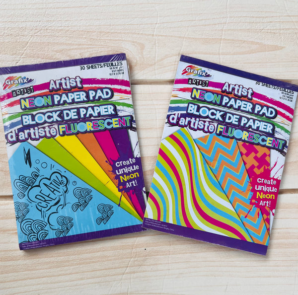 Neon paper pad
