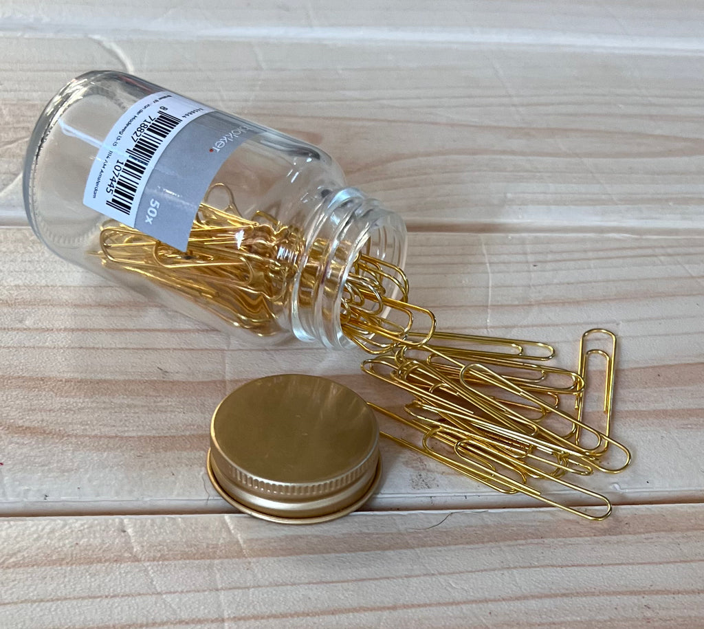 Gold Paper clips