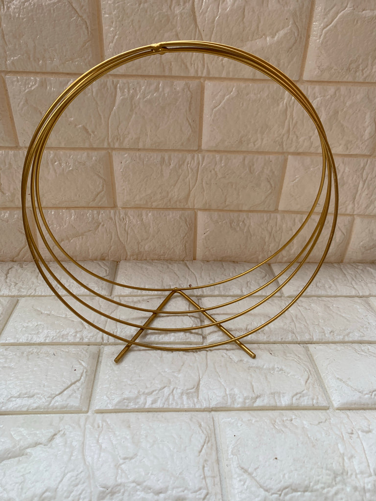 Gold Metal hoops