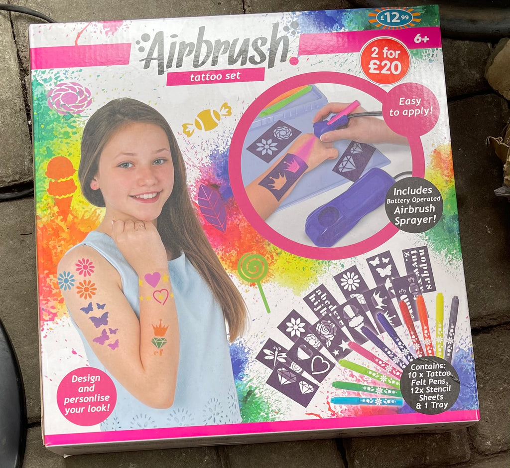 Air Brush Tattoo set