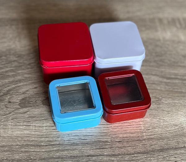 Square tin