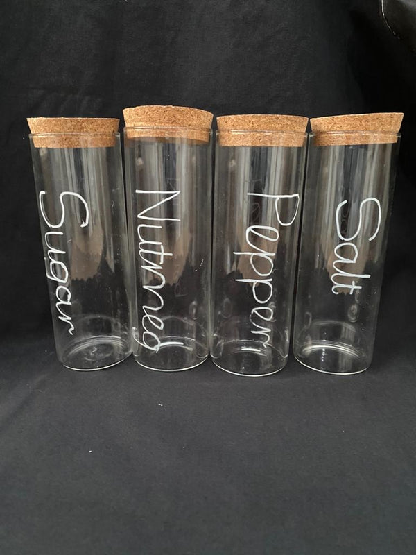 Glass Jar with Cork cover