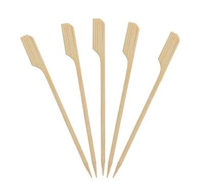 Bamboo paddles skewers