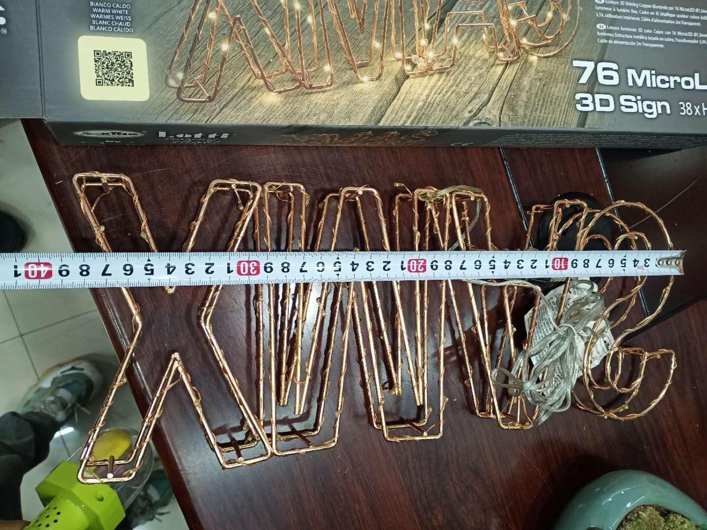 Rose Gold LED words – Partylocks