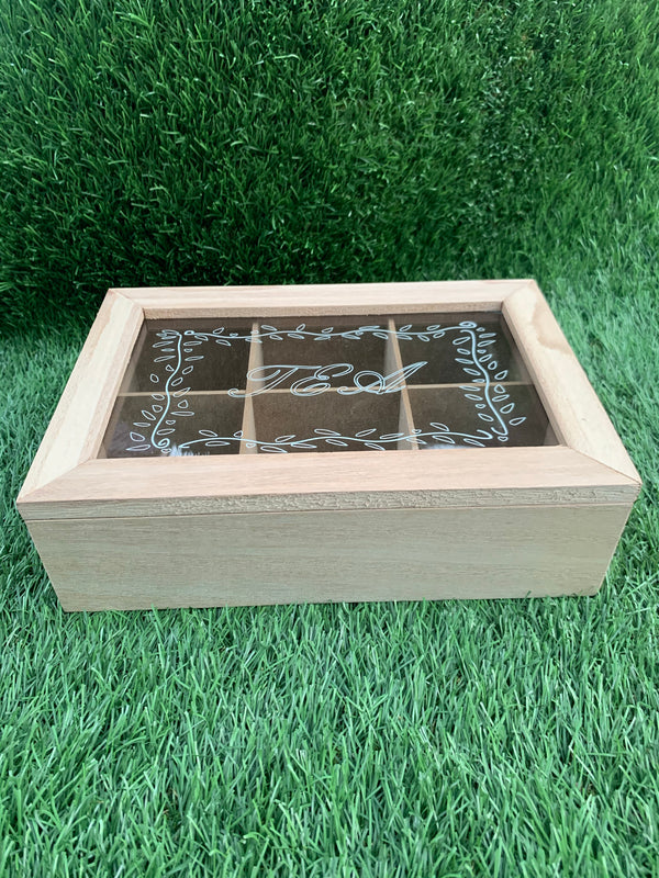 6 section tea Boxes