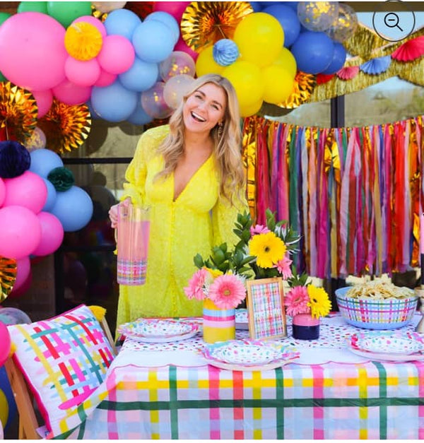 Packed party table covers