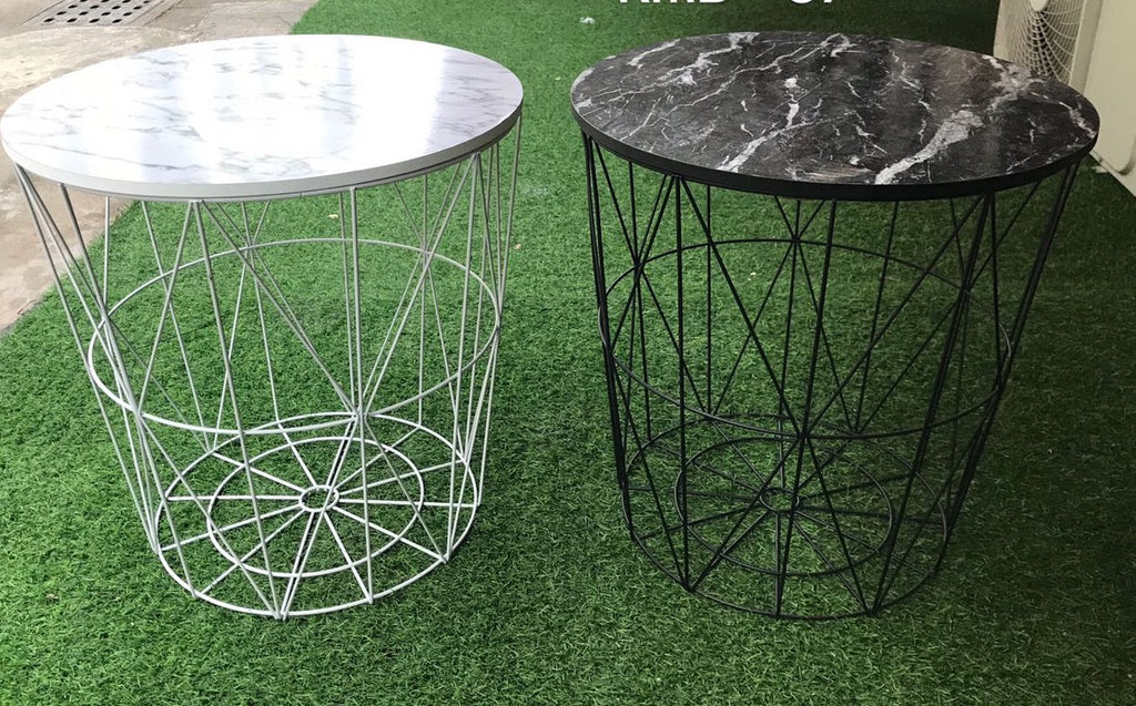 Wire Basket/ Side stool