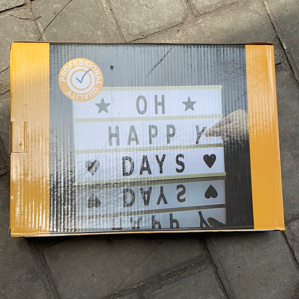 Letter Light Box/Board