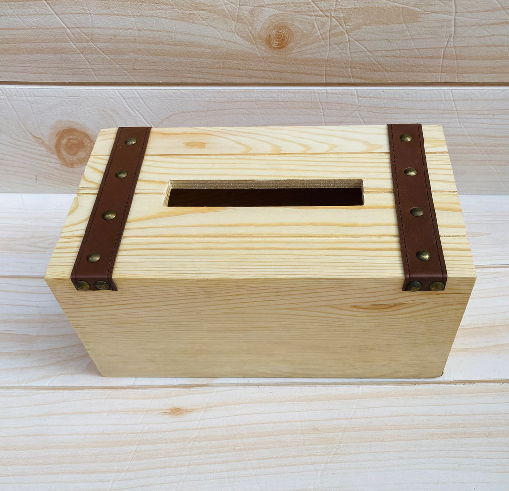 Wood Tissue box