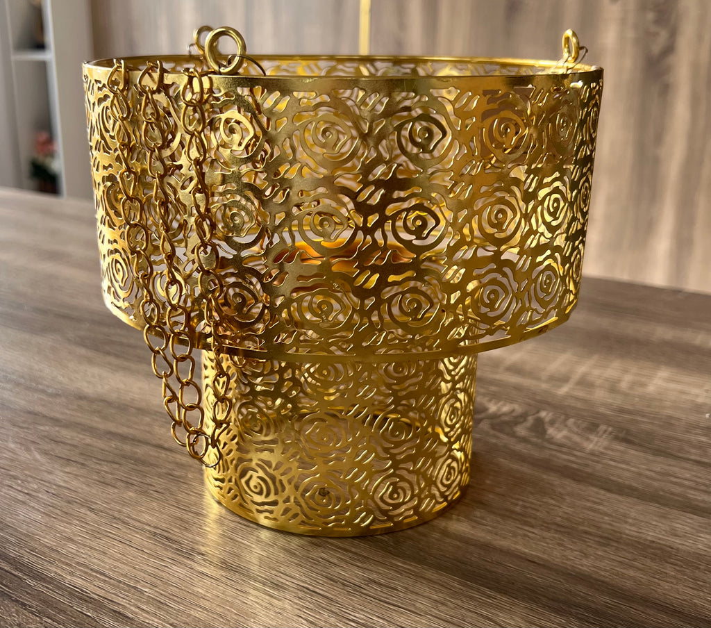 Gold Lamp or incense holder.