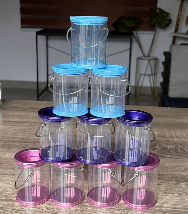 Mini clear pails
