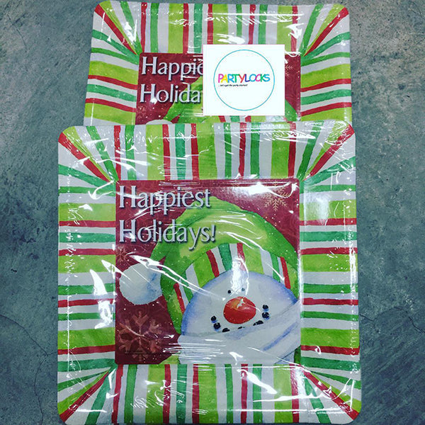 Holiday themed plates