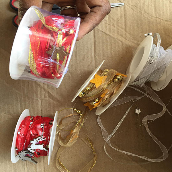 Christmas themed ribbons