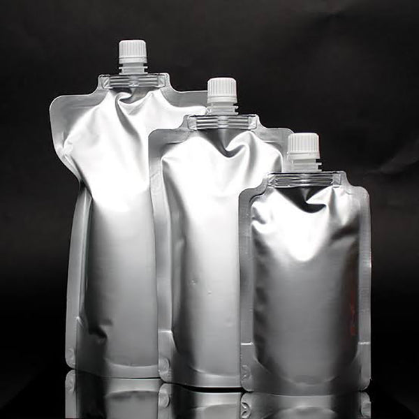 Upright spout pouches